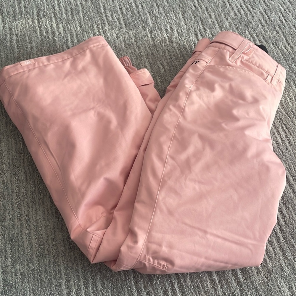 Pink Roxy girl ski pants size 12